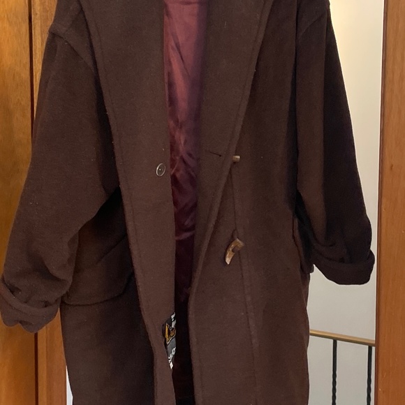 Vintage Hilary Radley Wool and Alpaca coat made in Canada women’s 8 Brown - Picture 7 of 8